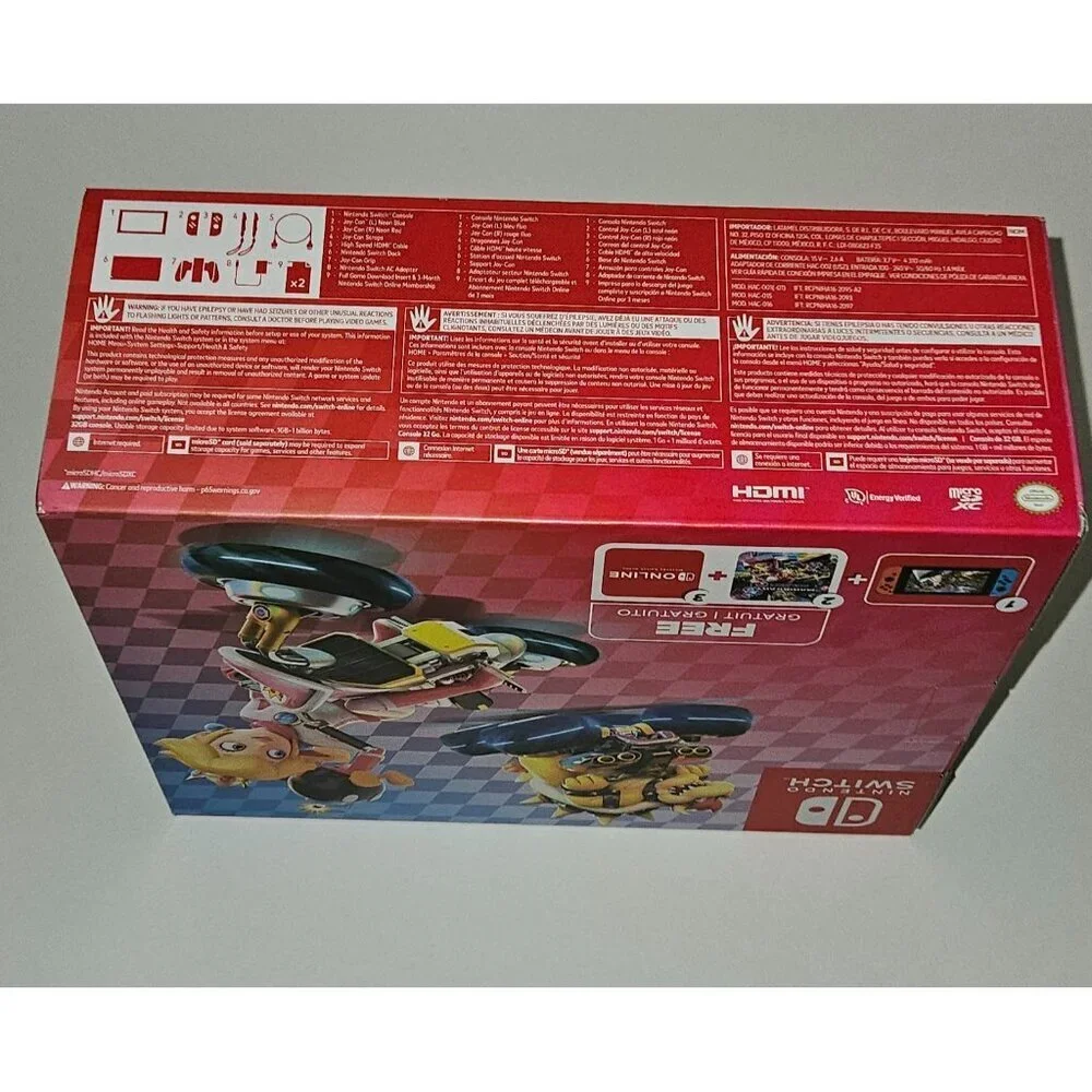 EMPTY BOX ONLY Nintendo Switch Mario Kart 8 Deluxe NO CONSOLE EMPTY BOX ONLY